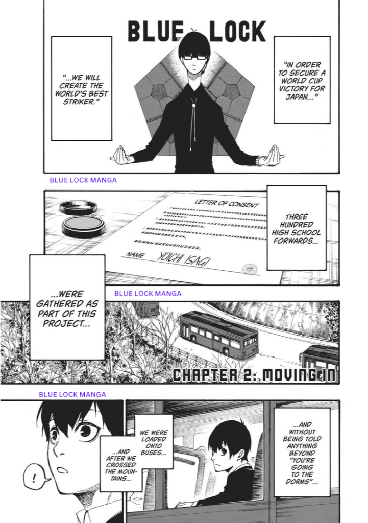 BLUE LOCK MANGA CHAPTER 2